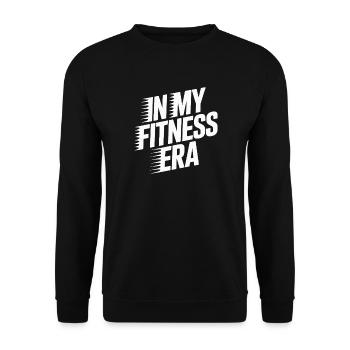 À mon époque de remise en forme musculation entraînement de motivation - Sweat-shirt Unisexe - noir - Devant - Alina (178cm) & Michal (187cm)