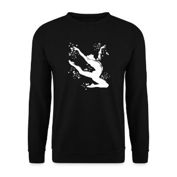 Gymnastics Floor Artistic Gymnastics - Unisex Sweatshirt - black - Front - Alina (178cm) & Michal (187cm)