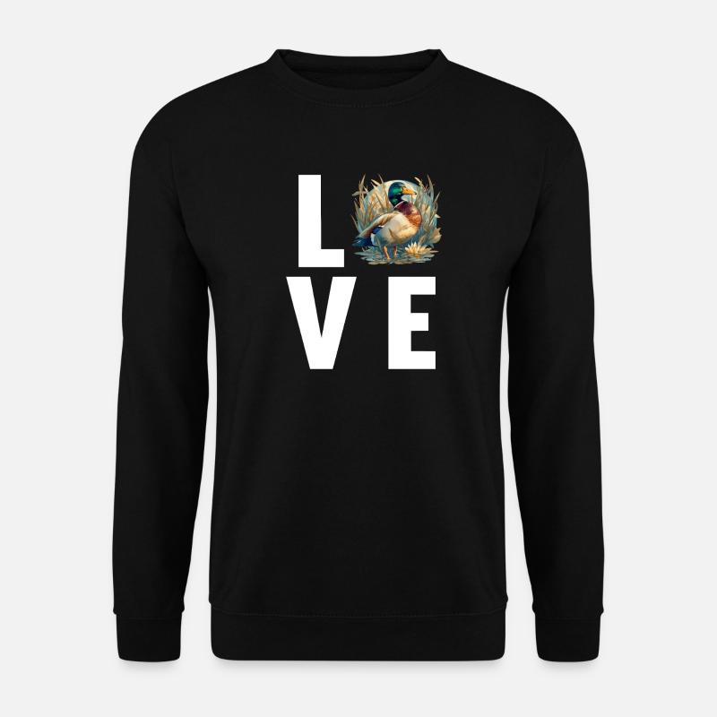Enten Ente - Unisex Pullover - Schwarz