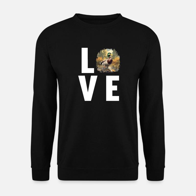 Ducks Duck - Unisex Sweatshirt - black