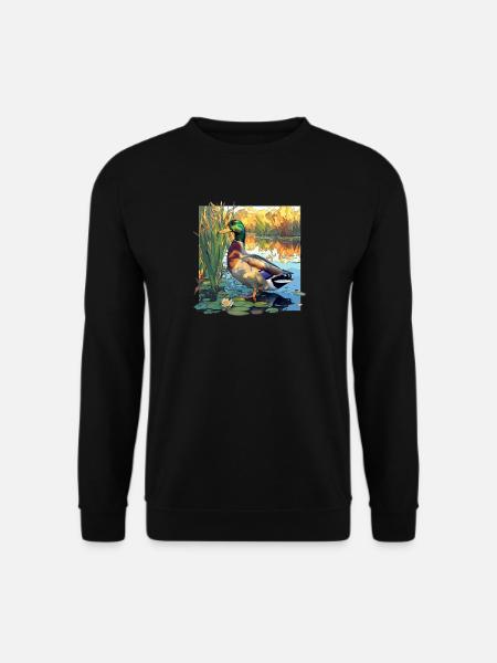 Ducks Duck - Unisex Sweatshirt - black