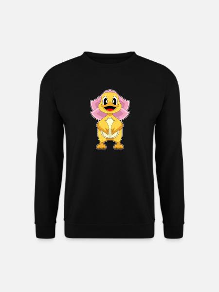 Duck Bridal Veil Wedding - Unisex Sweatshirt - black