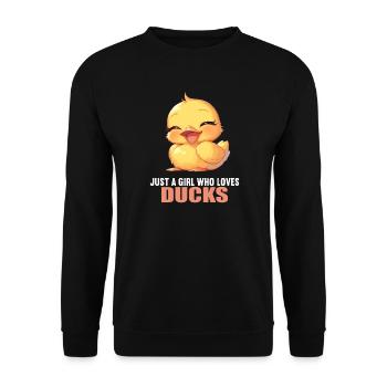 Canards Canard - Sweat-shirt Unisexe - noir - Devant - Alina (178cm) & Michal (187cm)