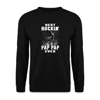 Hunter Gifts Hunting Hunting Hunter Exam - Unisex Sweatshirt - black - Front - Alina (178cm) & Michal (187cm)