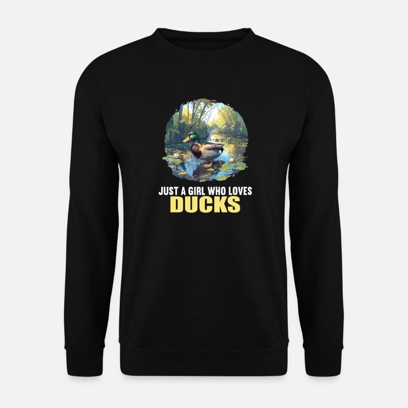 Enten Ente - Unisex Pullover - Schwarz