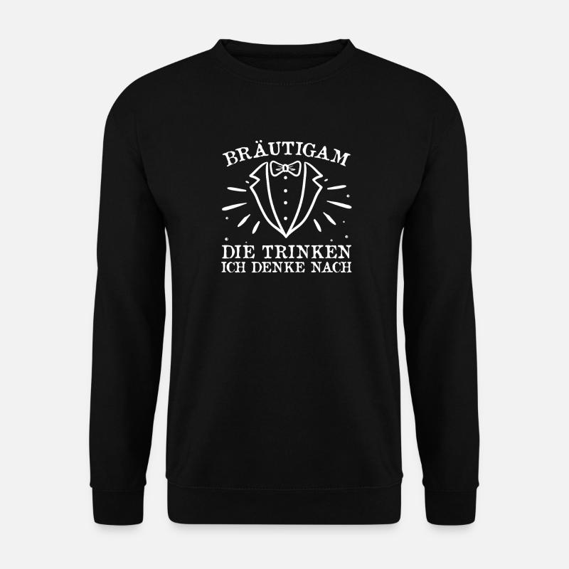 Bräutigam Polterabend Junggesellenabschied - Unisex Pullover - Schwarz