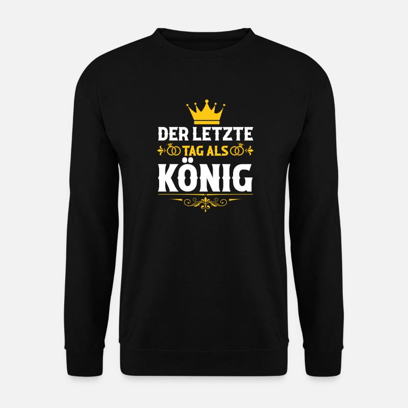 JGA Team Bräutigam Junggesellenabschied - Unisex Pullover - Schwarz