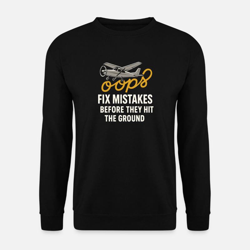 Fluglehrer Cfi Pilot Luftfahrtlehrer - Unisex Pullover - Schwarz
