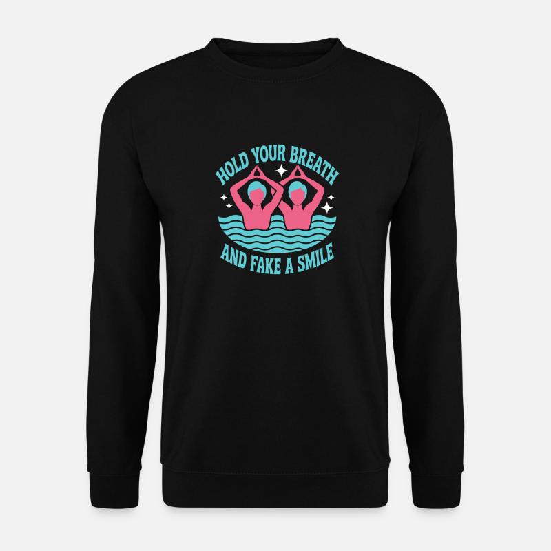 Synchronschwimmen Kunstschwimmen Wassersport - Unisex Pullover - Schwarz