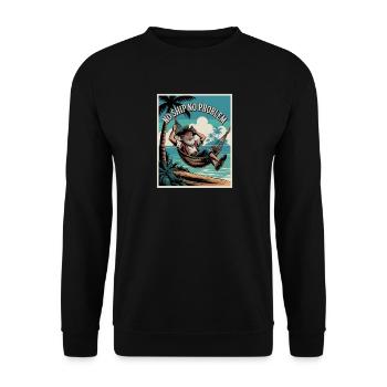 No Ship No Problem - Unisex Sweatshirt - black - Front - Alina (178cm) & Michal (187cm)
