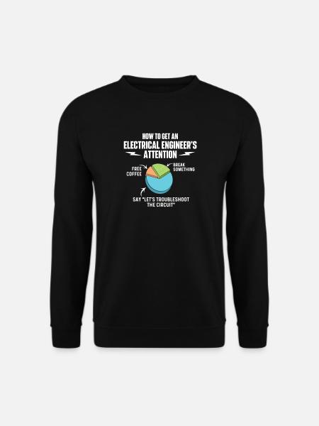 Break Something Free Coffee Circuit Fehlerbehebung - Unisex Pullover - Schwarz