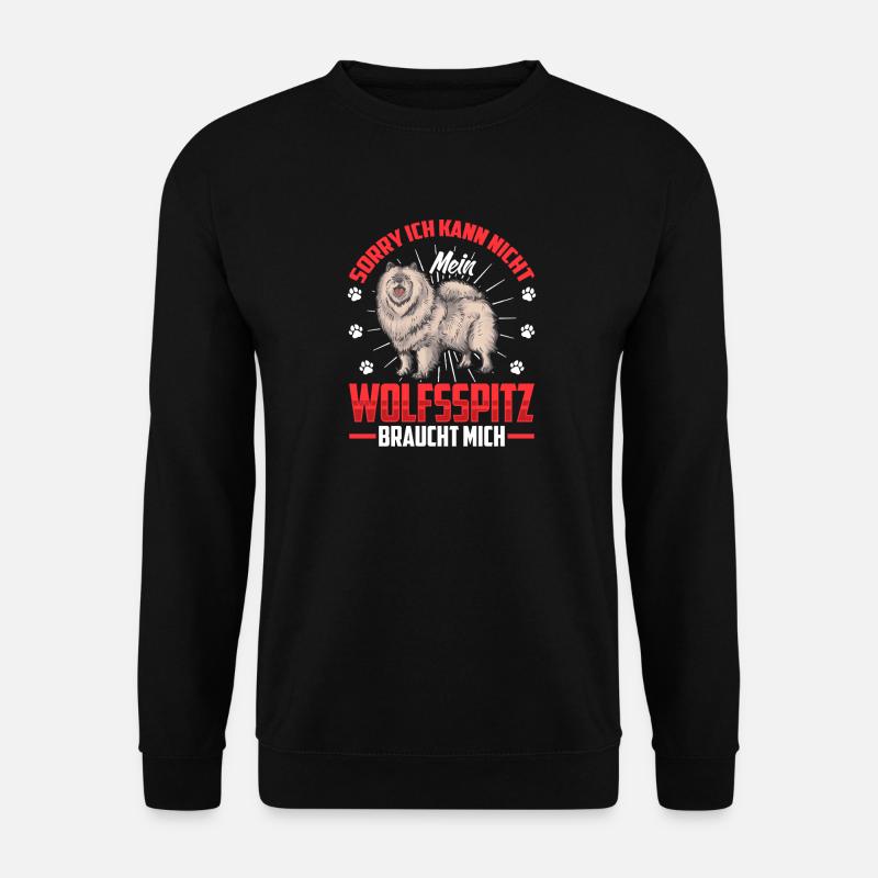 Wolfspitz needs me German Wolfspitz - Unisex Sweatshirt - black
