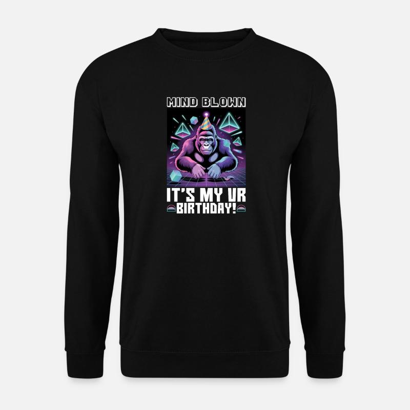 Birthday Gamer VR - Unisex Pullover - Schwarz