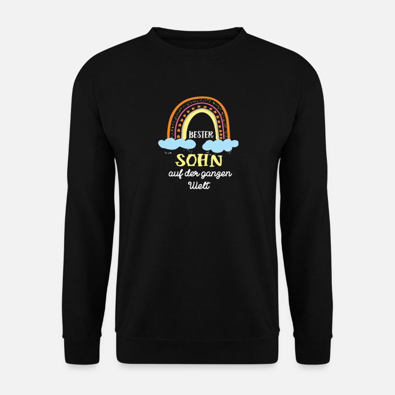 Sohn Geburtstag Bestes Kind Stiefsohn Beste Söhne - Unisex Pullover - Schwarz