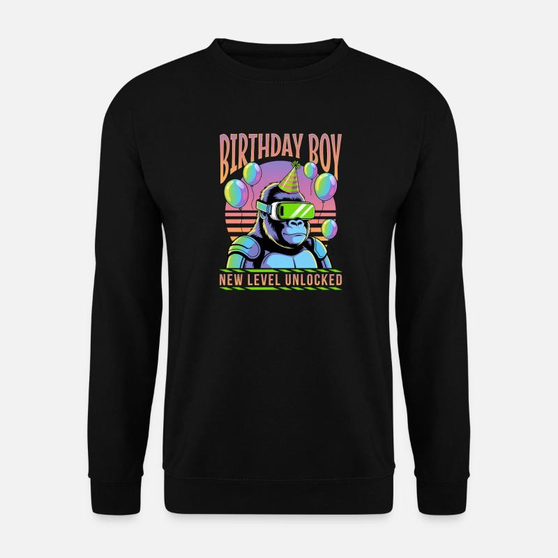 Birthday Gamer VR - Unisex Pullover - Schwarz