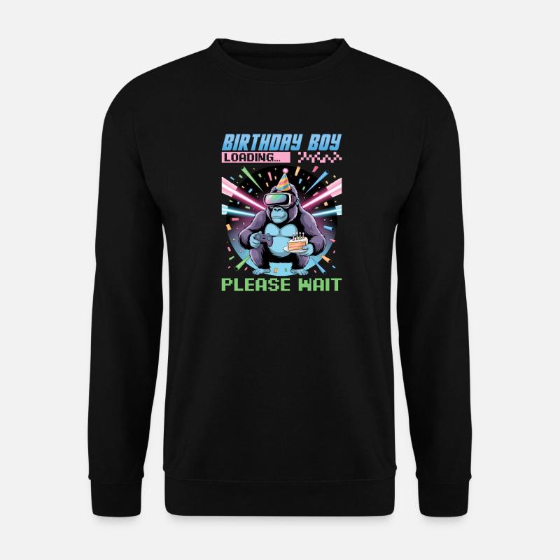 Birthday Gamer VR - Unisex Pullover - Schwarz