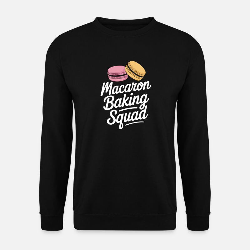 Macaron Französische Desserts - Unisex Pullover - Schwarz