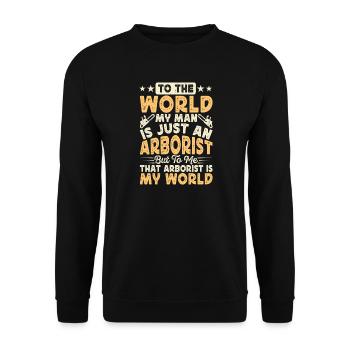 Ébéniste Ébéniste Cadeau Menuisier - Sweat-shirt Unisexe - noir - Devant - Alina (178cm) & Michal (187cm)