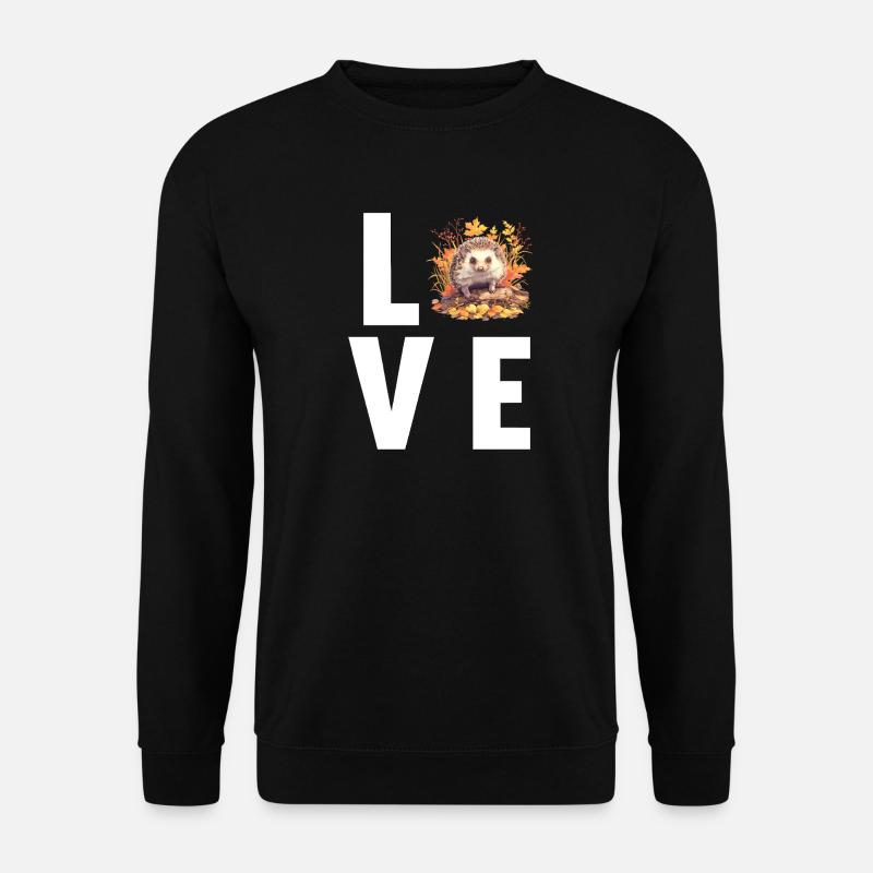 Igel - Unisex Pullover - Schwarz