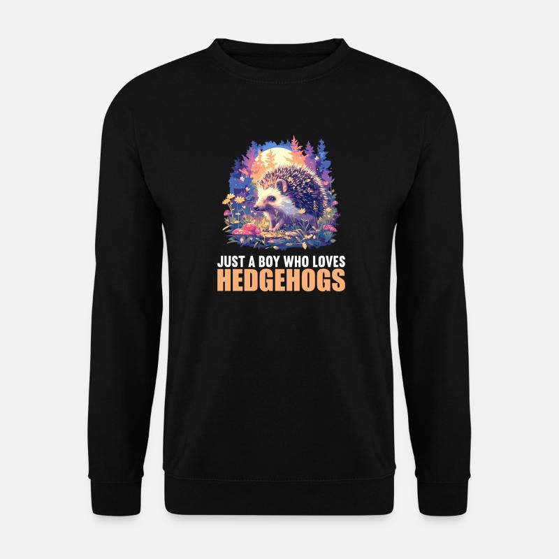 Hedgehog - Unisex Sweatshirt - black