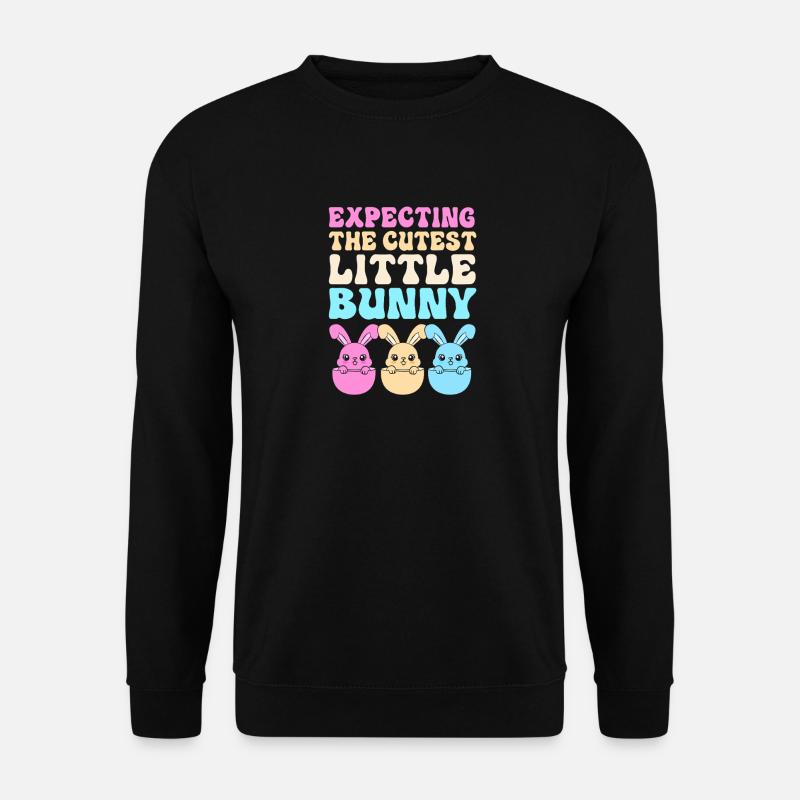 Gender Reveal Easter Mom-to-be - Unisex Sweatshirt - black