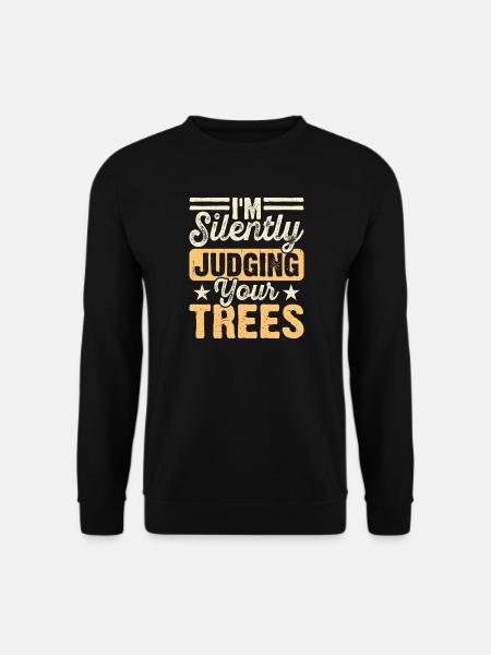 Baumpfleger Holzarbeiter Waldarbeiter Geschenk - Unisex Pullover - Schwarz