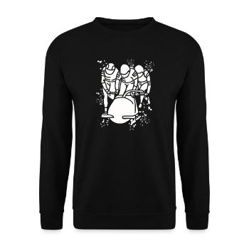 Bobsleigh Bobsleigh Bobsleigh à quatre - Sweat-shirt Unisexe - noir - Devant - Alina (178cm) & Michal (187cm)