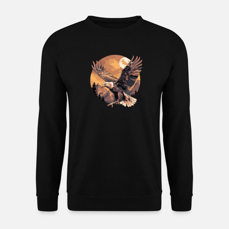 Eagle - Unisex Sweatshirt - black