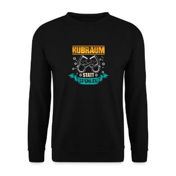 Auto Tuner Tuning Kfz Werkstatt Mechaniker Spruch - Sweat-shirt Unisexe - noir - Devant - Alina (178cm) & Michal (187cm)