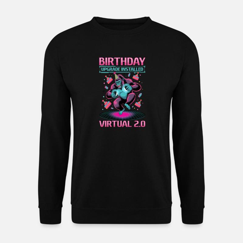 Birthday Gamer VR - Unisex Pullover - Schwarz