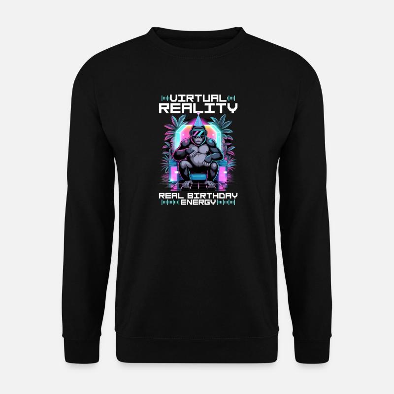 Birthday Gamer VR - Unisex Pullover - Schwarz