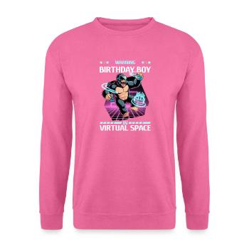 Birthday Gamer VR - Unisex Pullover - Pink - Vorne