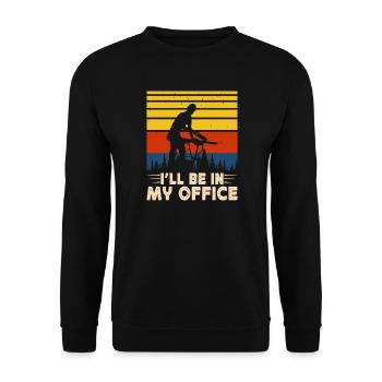 Ébéniste Ébéniste Cadeau Menuisier - Sweat-shirt Unisexe - noir - Devant - Alina (178cm) & Michal (187cm)