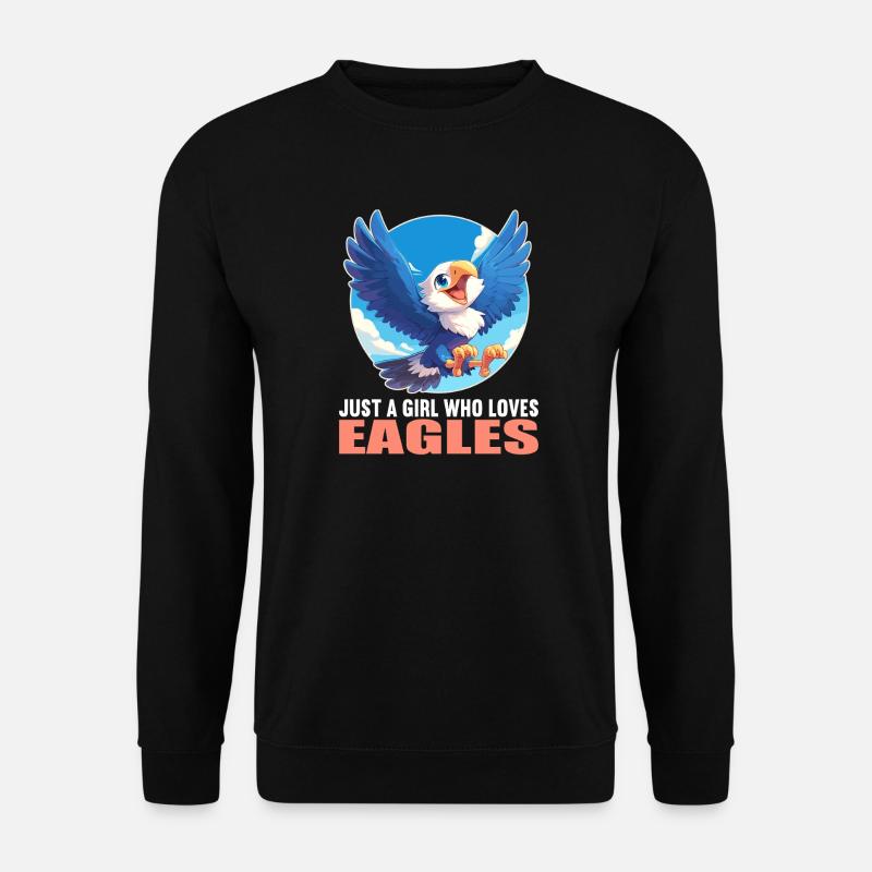 Adler - Unisex Pullover - Schwarz