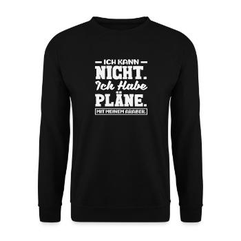 Plans arabes Équitation Filles Équitation Poney Fans Cavaliers - Sweat-shirt Unisexe - noir - Devant - Alina (178cm) & Michal (187cm)
