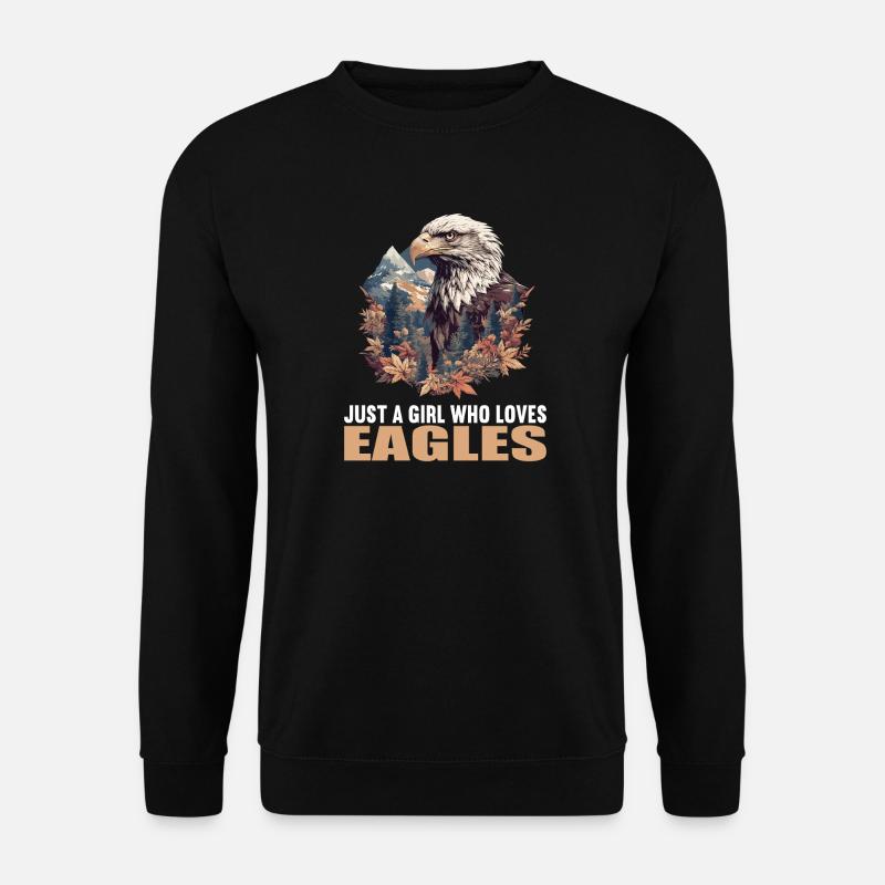 Adler - Unisex Pullover - Schwarz