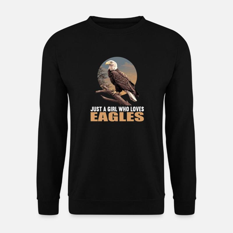 Adler - Unisex Pullover - Schwarz