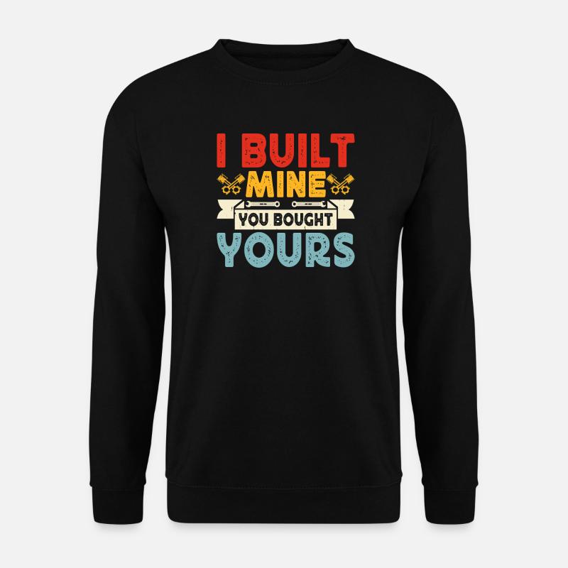 Mechaniker Mechatroniker Schrauber Geschenk - Unisex Pullover - Schwarz