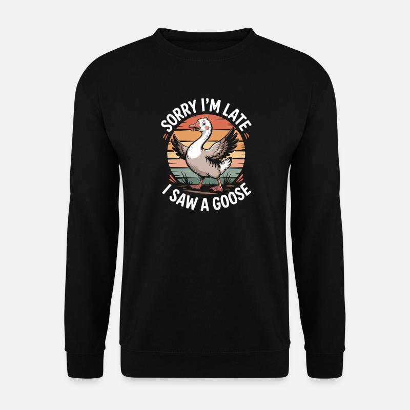 Gänsewitz Retro Sunset - Unisex Sweatshirt - black