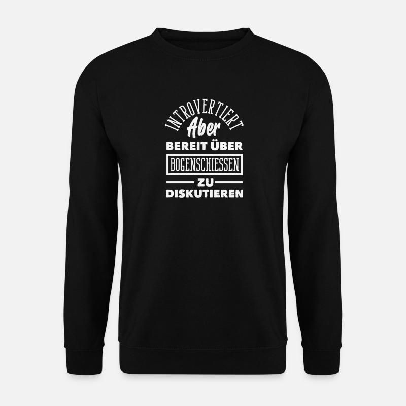 I go archery - Unisex Sweatshirt - black