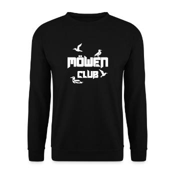 Seagulls Club - Unisex Sweatshirt - black - Front - Alina (178cm) & Michal (187cm)