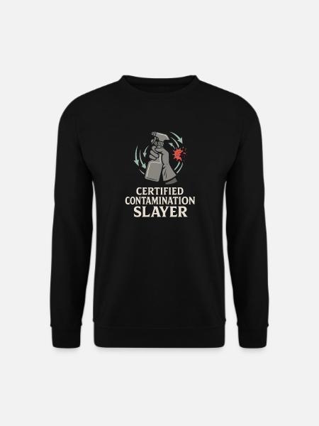 Cleanroom Technician Controlled Environment - Unisex Sweatshirt - black