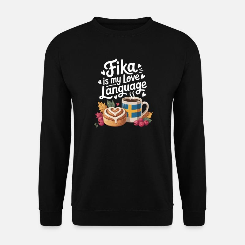 Fika - Unisex Pullover - Schwarz