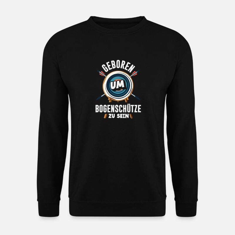 I go archery - Unisex Sweatshirt - black