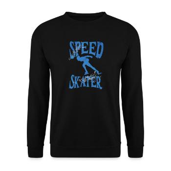 Maillot de patinage de vitesse - Sweat-shirt Unisexe - noir - Devant - Alina (178cm) & Michal (187cm)