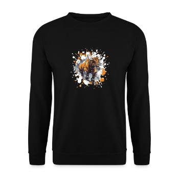Bulle Snowboard Taurus - Unisex Pullover - Schwarz - Vorne - Alina (178cm) & Michal (187cm)