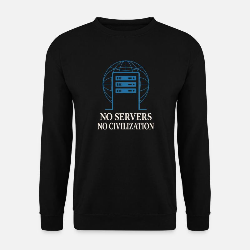 Netzwerkinfrastruktur Rack- Und Stack-ingenieur - Unisex Pullover - Schwarz