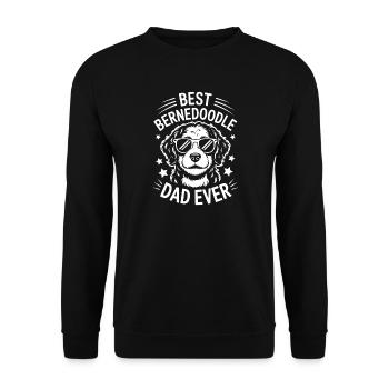 Bernedoodle dire papa blague Bernedoodle cadeau - Sweat-shirt Unisexe - noir - Devant - Alina (178cm) & Michal (187cm)