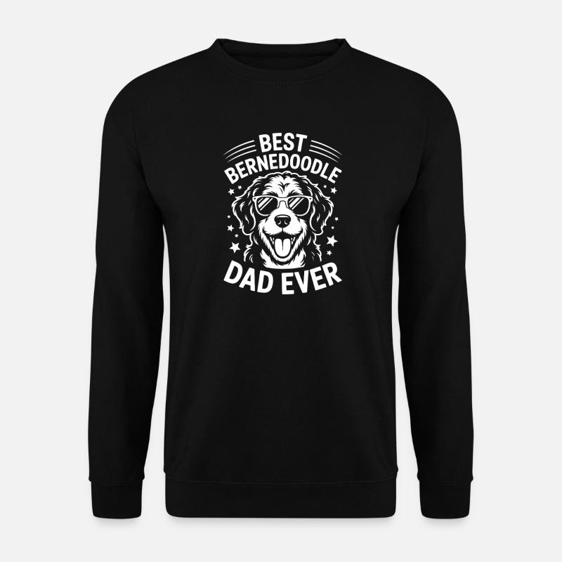 Bernedoodle Spruch Papa Witz Bernedoodle Geschenk - Unisex Pullover - Schwarz