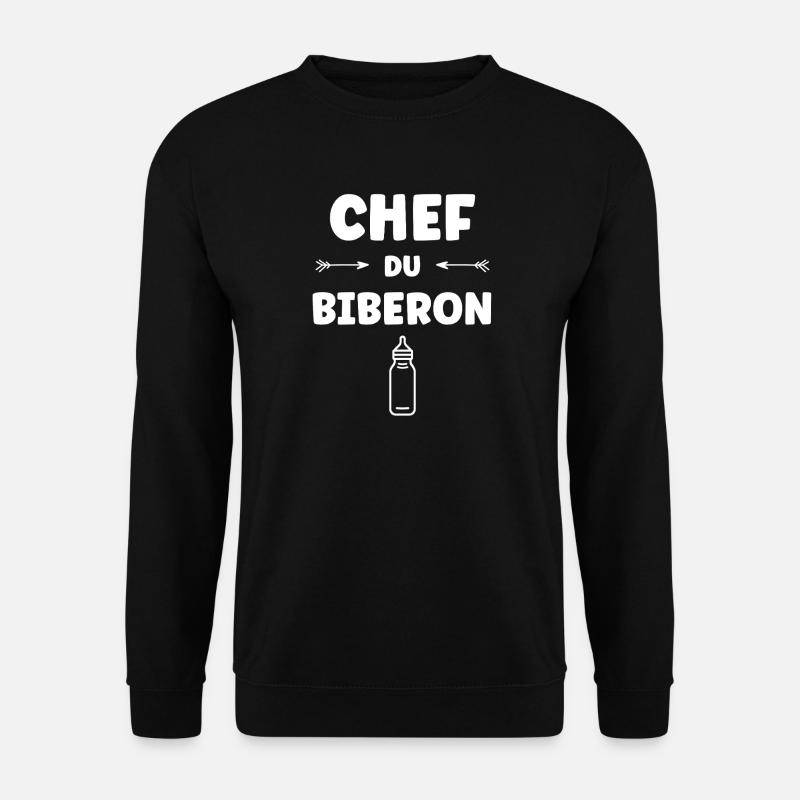 Chef du Biberon - Unisex Pullover - Schwarz